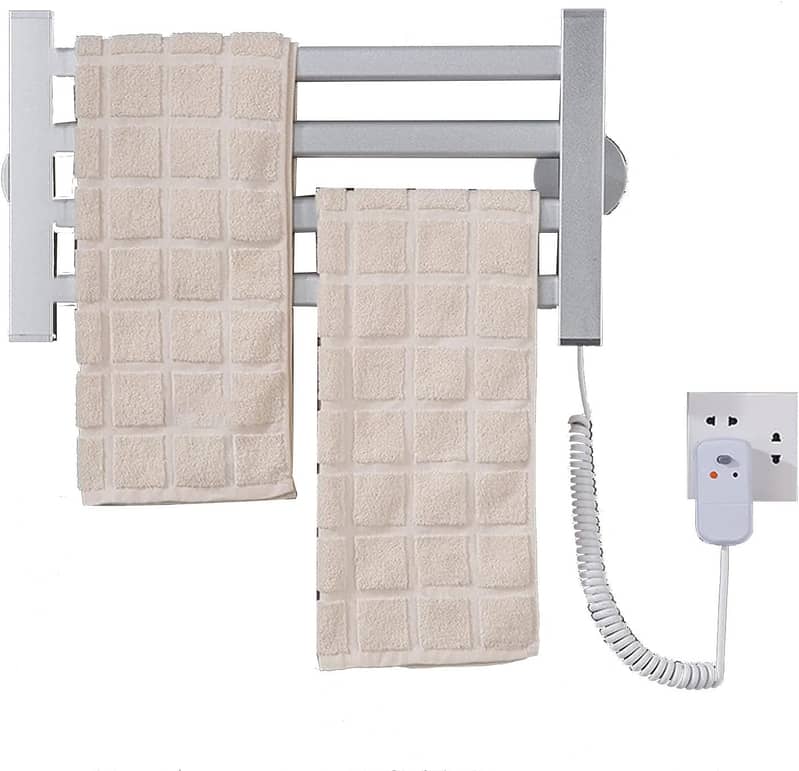 Fast-Heating Towel Warmer – Dries Towels & Saves Space 8