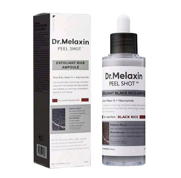New Dr. Melaxin Peel Shot - with Black Rice 0