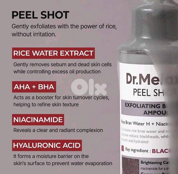 New Dr. Melaxin Peel Shot - with Black Rice 2