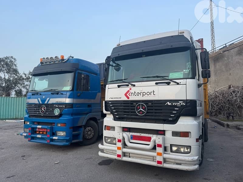 Mercedes 3x Actros MP1 1843 7