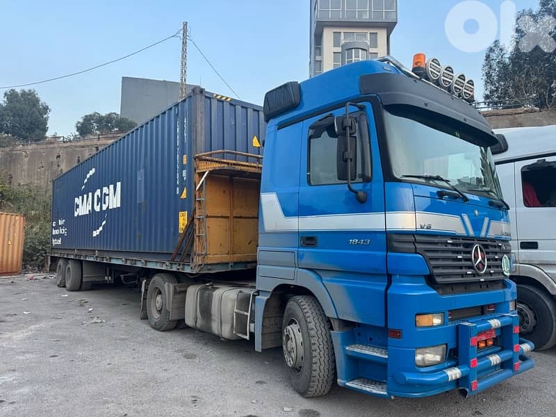 Mercedes 3x Actros MP1 1843 8