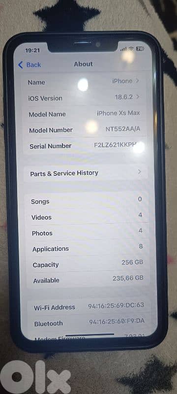 xs max 256 نظيف كتير كتير 2