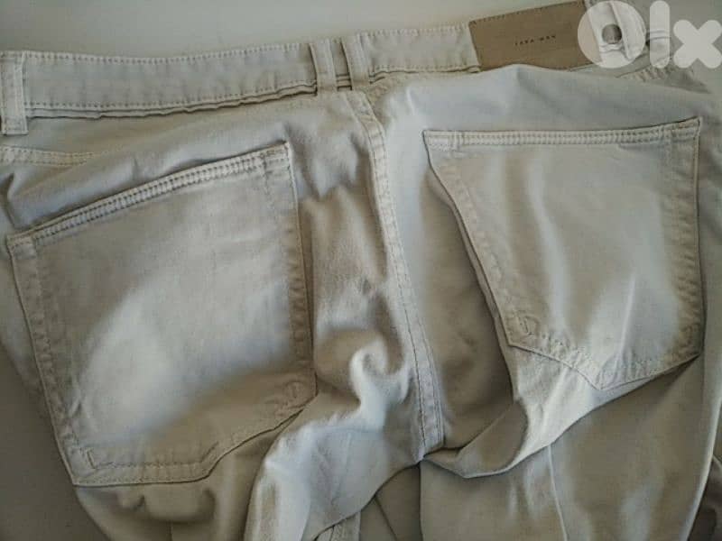 Zara jeans pant (off white) - Not Negotiable 1