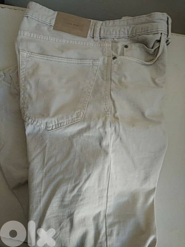 Zara jeans pant (off white) - Not Negotiable 3