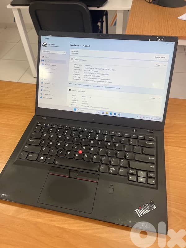Lenovo ThinkPad i7-8th 16GB RAM 512 GB SSD 0