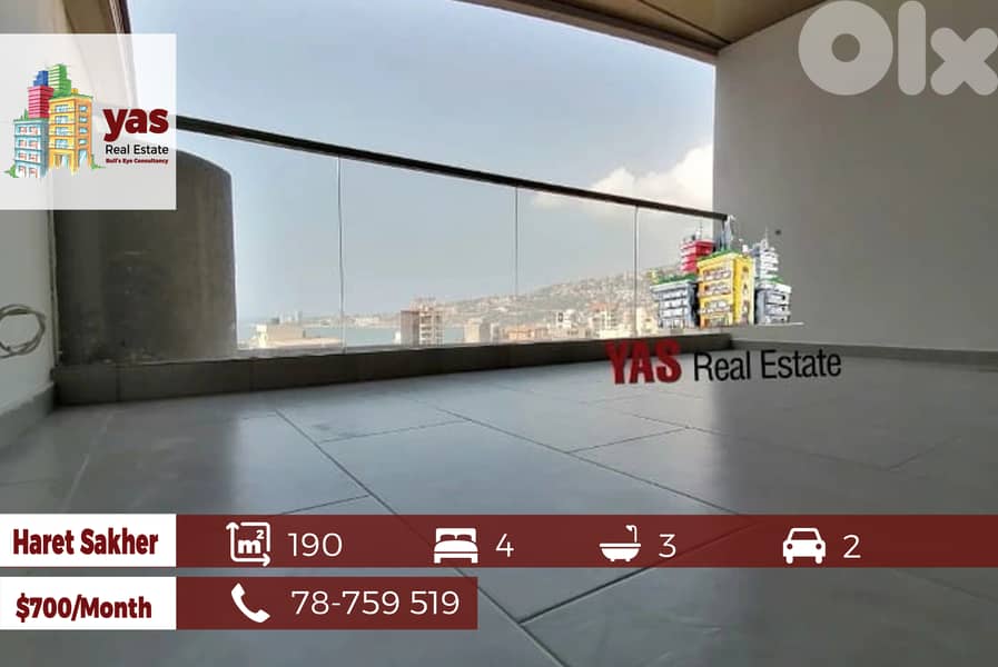 Haret Sakher 190m2 | Mint Condition | Calm Area | Rent | YV/EL 0