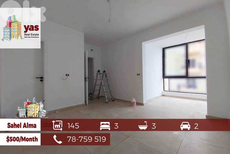 Sahel Alma 145m2 | Rent | Mint Condition | Prime Location | YV/EH 0