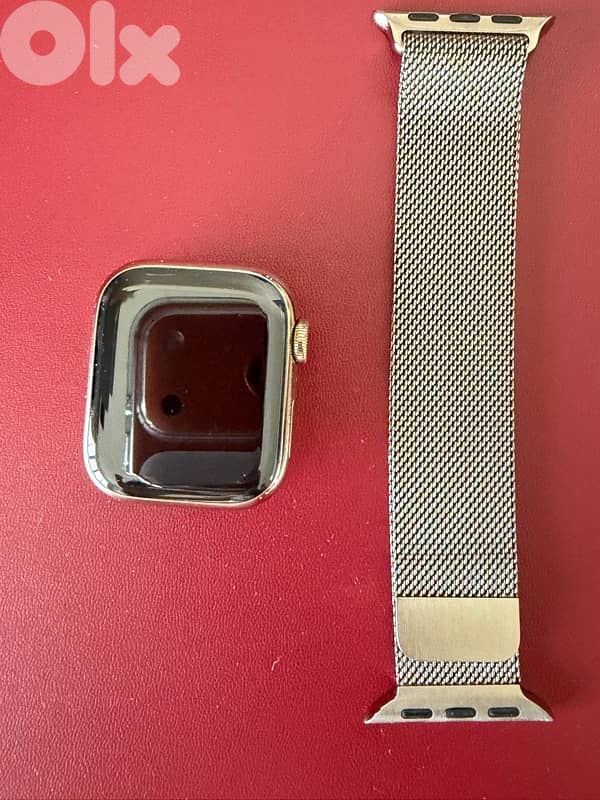 apple watch series 8 stainless steel GPS + cellular 5