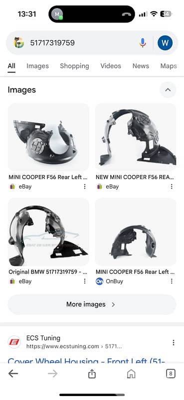 parts mini cooper original new 3