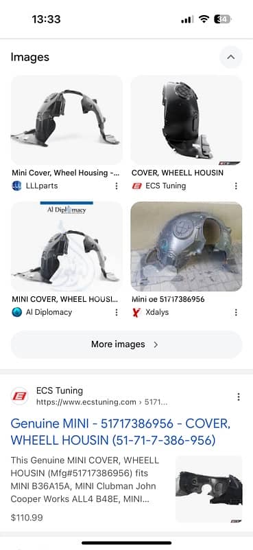 parts mini cooper original new 6