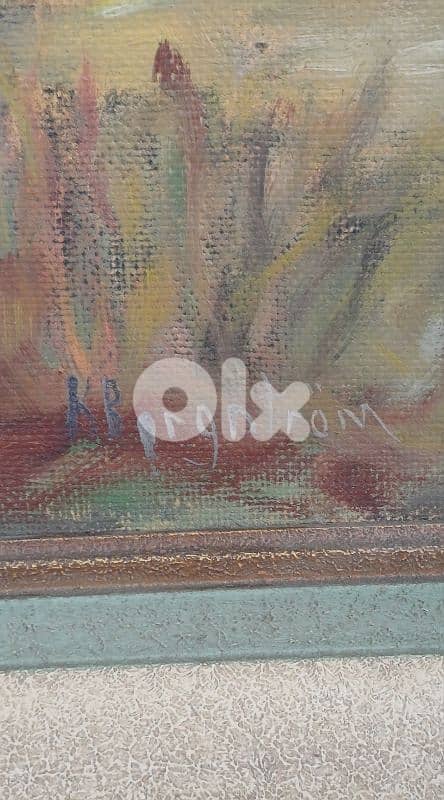 لوحة رسم زيتي اوروبية 7