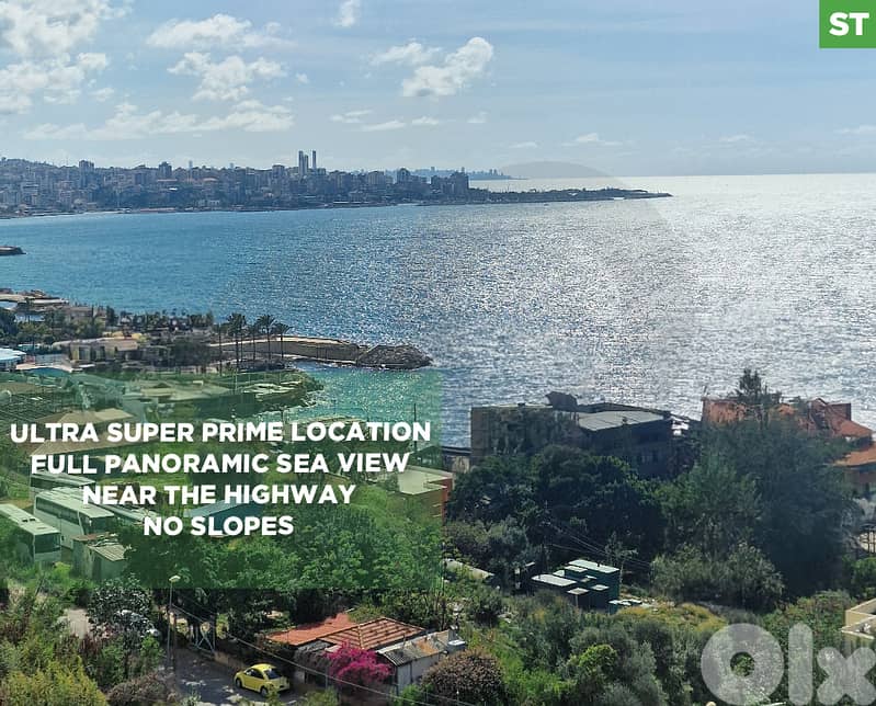 super prime location land located in Jounieh, Sahel Alma REF#ST129984 0