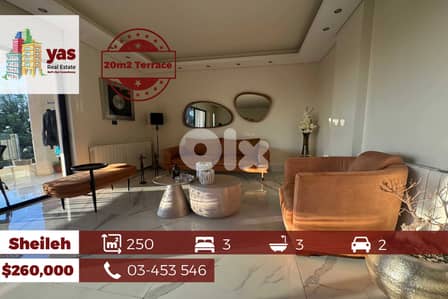 Sheileh 250m2 | 20m2 Terrace | Sea View | Modern | EL