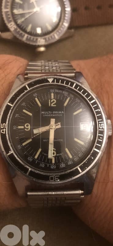 multi prime  diver michanical watch  swiss 0