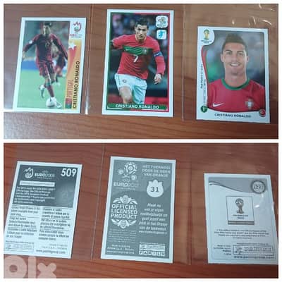 Panini CR7 Critiano Ronaldo stickers