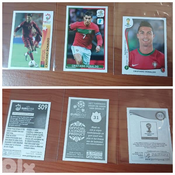 Panini CR7 Critiano Ronaldo stickers 0