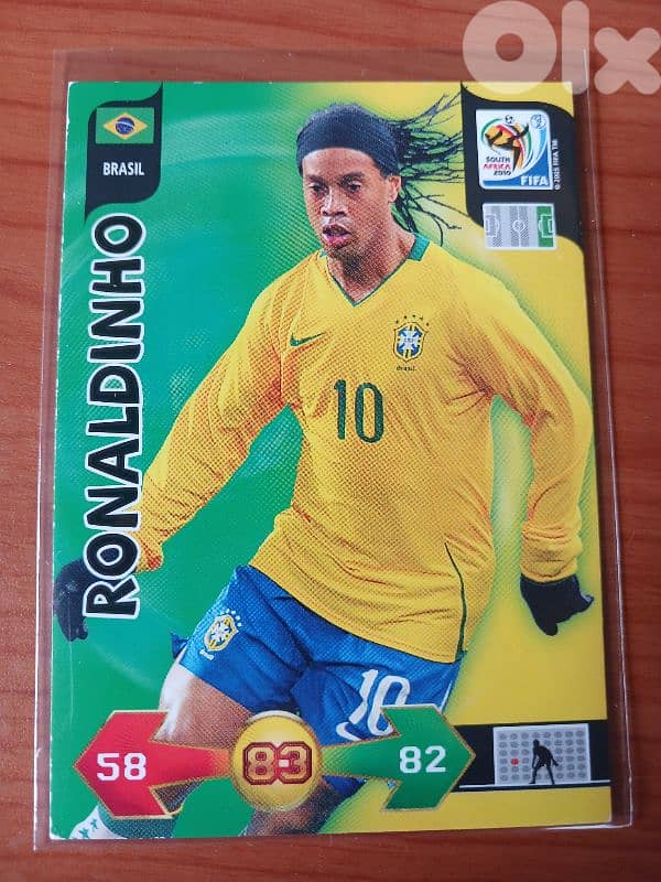 Panini Adrenalyn 2010 Brazil Ronaldinho Robinho 0