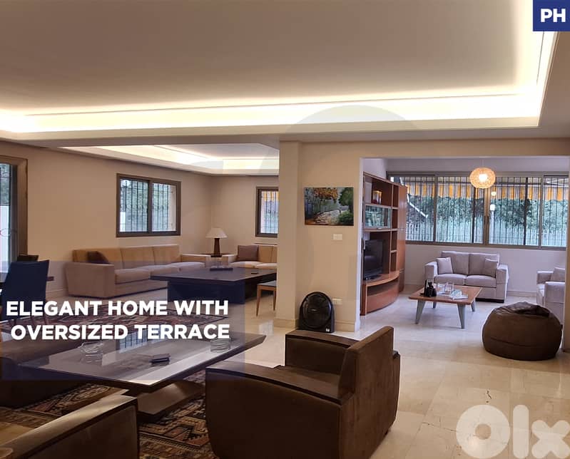 AIN SAADEH Elegant- Spacious/Huge Terrace /Calm Area ! REF#PH130009 ! 0