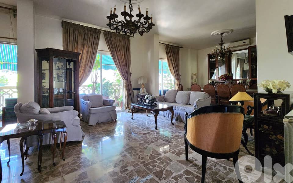 Complete Classic Living Room Set – Sofa, Armchairs, Showcase & Tables 0