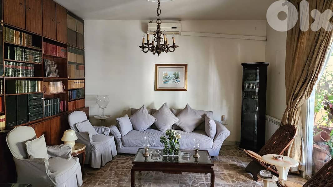 Complete Living Room Set (Sofa + Armchairs + Tables + Showcase) – Excl 0