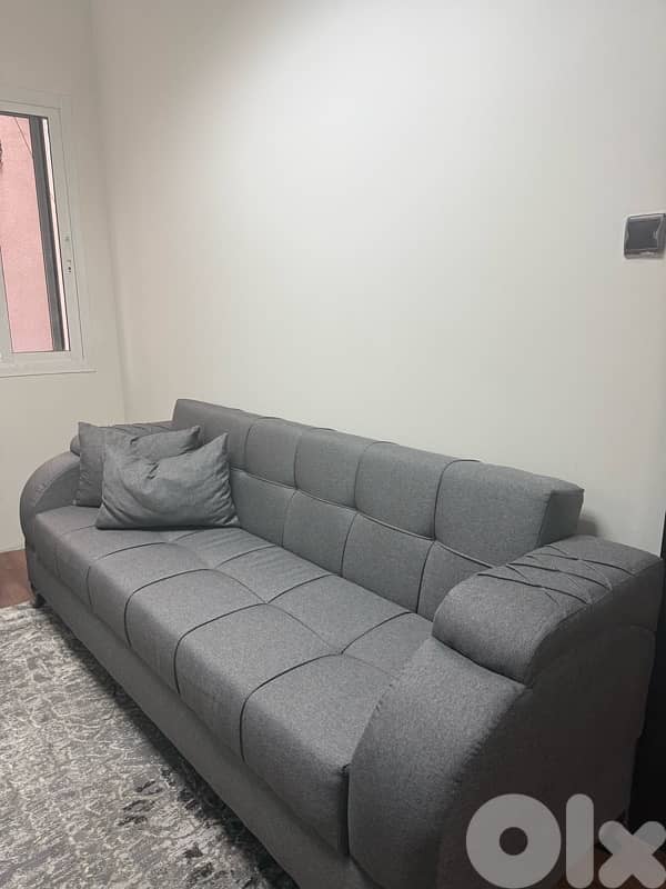 صوفا و كنابية رمادي  جداد 3