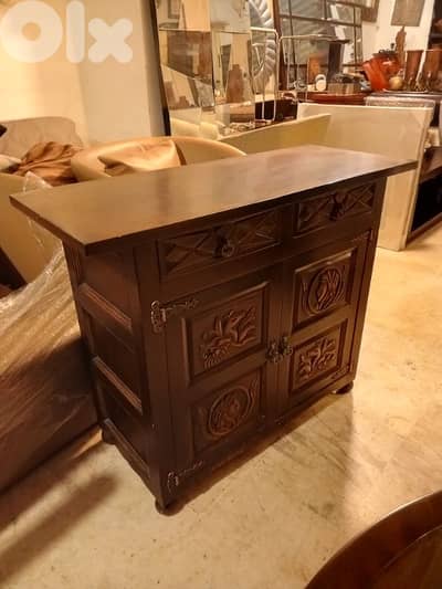 antique tv cabinet