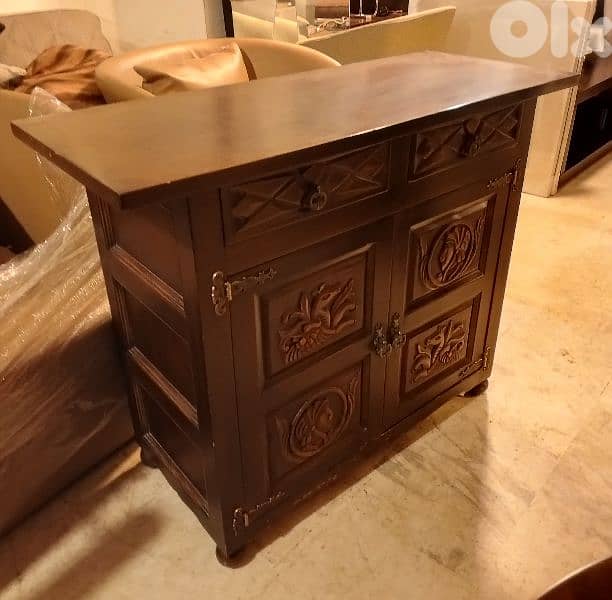 antique tv cabinet 1