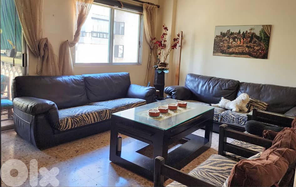 Stylish Contemporary Living Room Set – Leather Sofas & Full Furniture 0