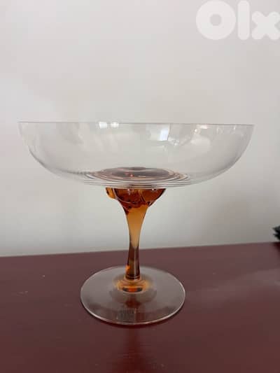 Kosta Boda “sugar Dandy” coupe Cristal