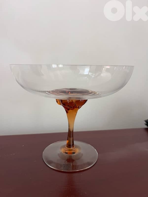 Kosta Boda “sugar Dandy” coupe Cristal 0