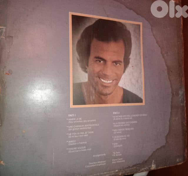 Julio iglesias 33 rpm 2 french album 1