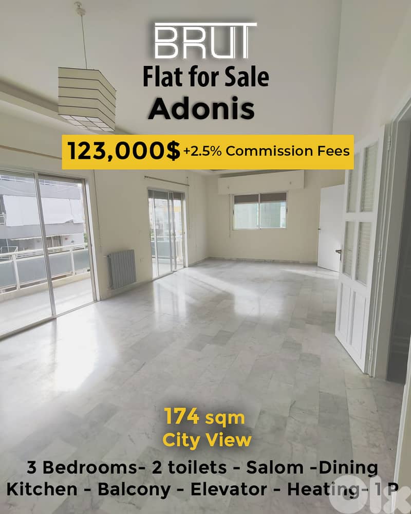 174 sqm Apartmnent for sale in Adonis zouk Mosbeh 0