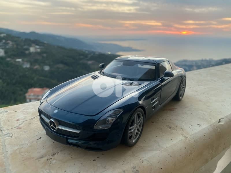 mercedes benz sls minichamps scale 1/18 diecast model car 0
