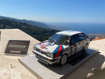 lancia hf integrale scale 1/18 diecast model car