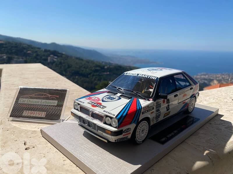 lancia hf integrale scale 1/18 diecast model car 0