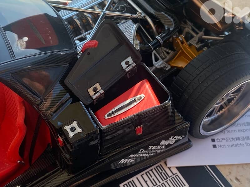 pagani zonda diecast model car scale 1/18 almost real 1