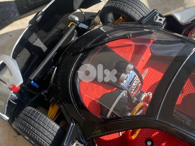 pagani zonda diecast model car scale 1/18 almost real 3