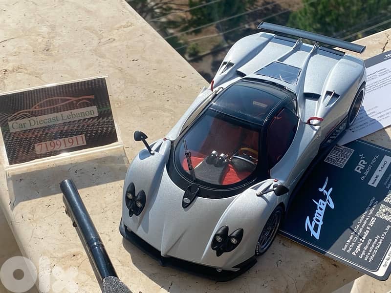 pagani zonda diecast model car scale 1/18 almost real 6