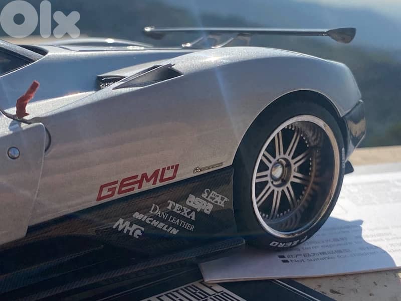 pagani zonda diecast model car scale 1/18 almost real 7