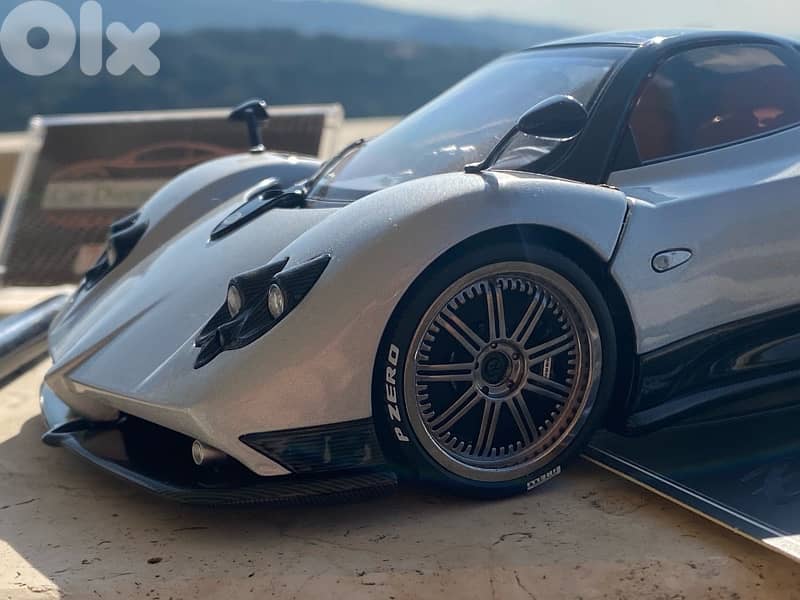 pagani zonda diecast model car scale 1/18 almost real 9
