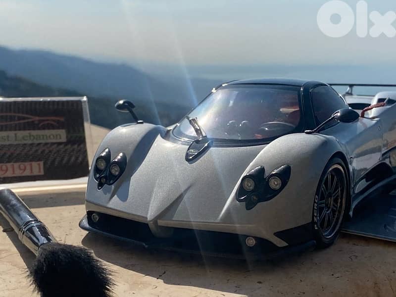 pagani zonda diecast model car scale 1/18 almost real 10
