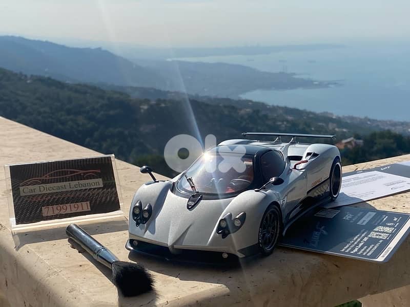 pagani zonda diecast model car scale 1/18 almost real 11