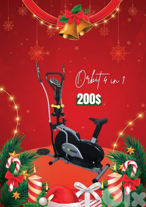 Orbit 4in1 Fitness Factory مكنة رياضية 0