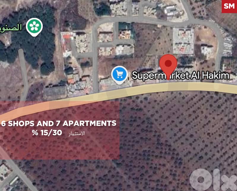 للبيع – مبنى في برقايل على الشارع العام REF#SM129324 0