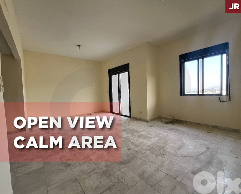 Apartment for sale open view and calm area- Ain Saade REF#JR130038 0