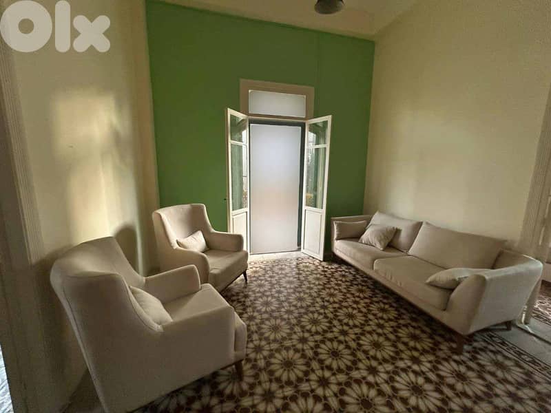 FURNISHED APT IN ACHRAFIEH PRIME / TERRACE (140SQ) 3 BEDS , (ACR-993) 0