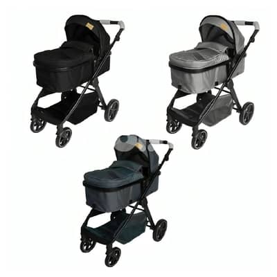3 In 1 Convertible Baby Stroller - ٣ في ١ عربة أطفال قابلة للتحويل