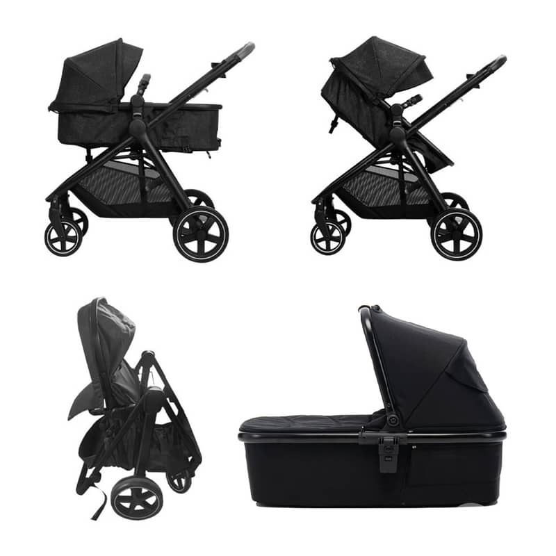 3 In 1 Convertible Baby Stroller - ٣ في ١ عربة أطفال قابلة للتحويل 1