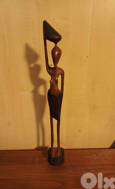 Hand carved wood sculpture