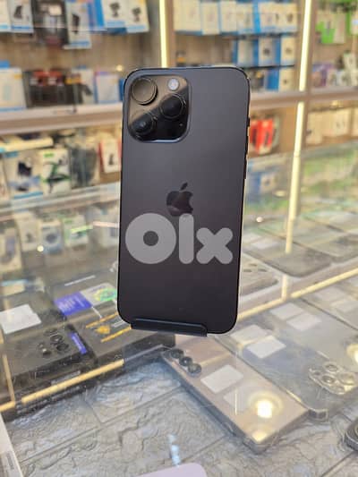 Used iphone 14 pro max 128 gb black 630$